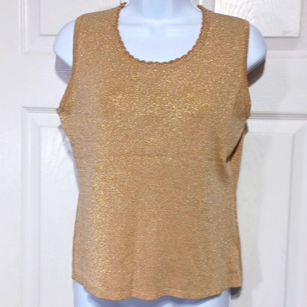 Joseph A. Gold tank top